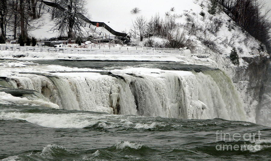 Frozen Niagara Falls after Blizzard of 2014 B Photograph by Rose Santuci-Sofranko