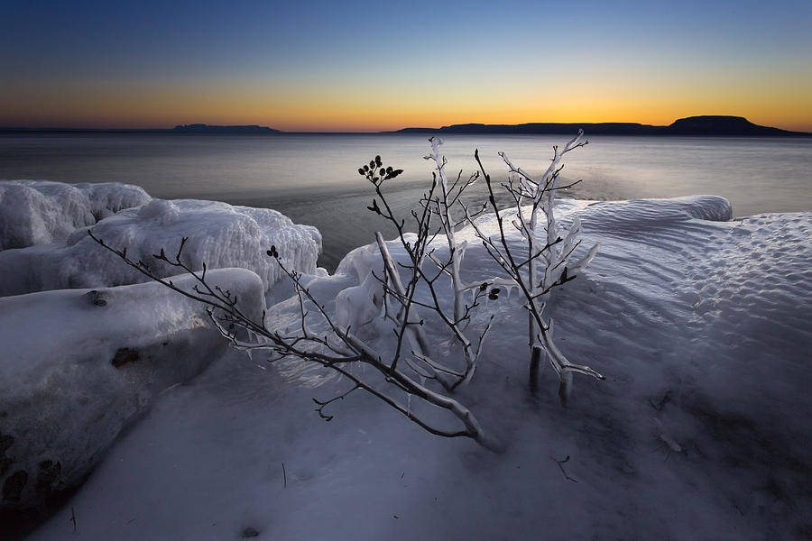 Frozen Point before sunrise Photograph by Jakub Sisak