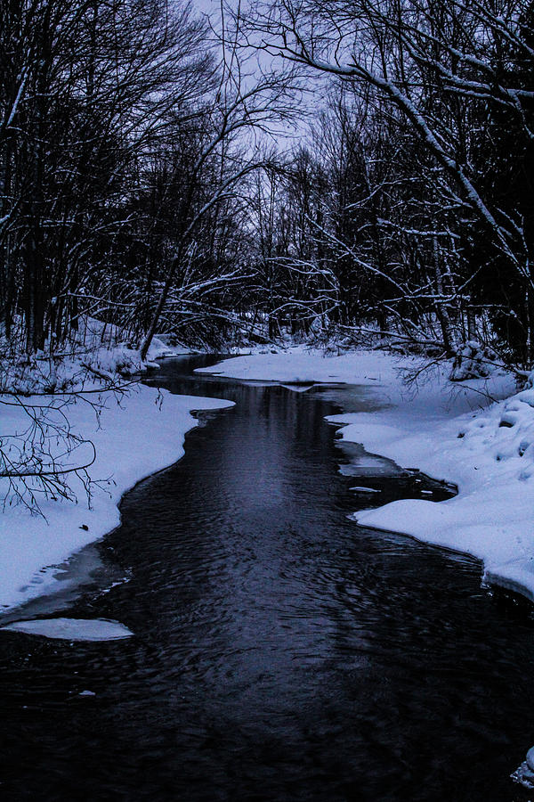 Frozen River Photograph