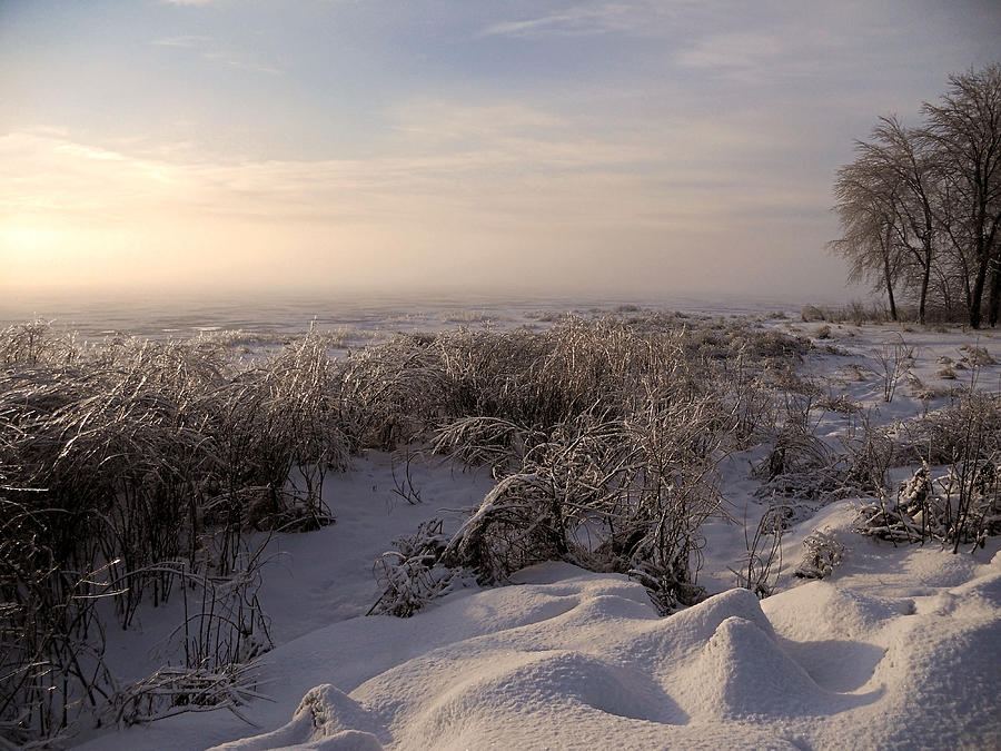 Frozen Riviere des Mille Iles Photograph by Juergen Weiss