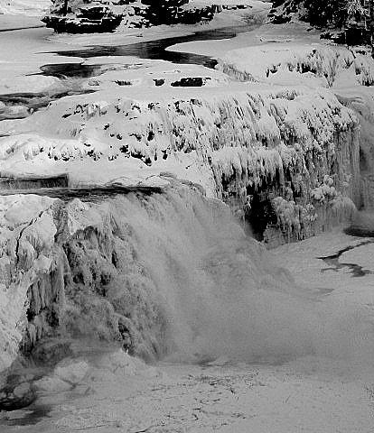 Waterfall Photograph - Frozen Tundra by Missy Johnson-Trimble