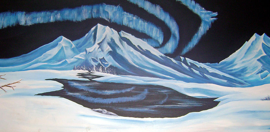 Frozen Wasteland Painting by Shannon Silvey - Pixels