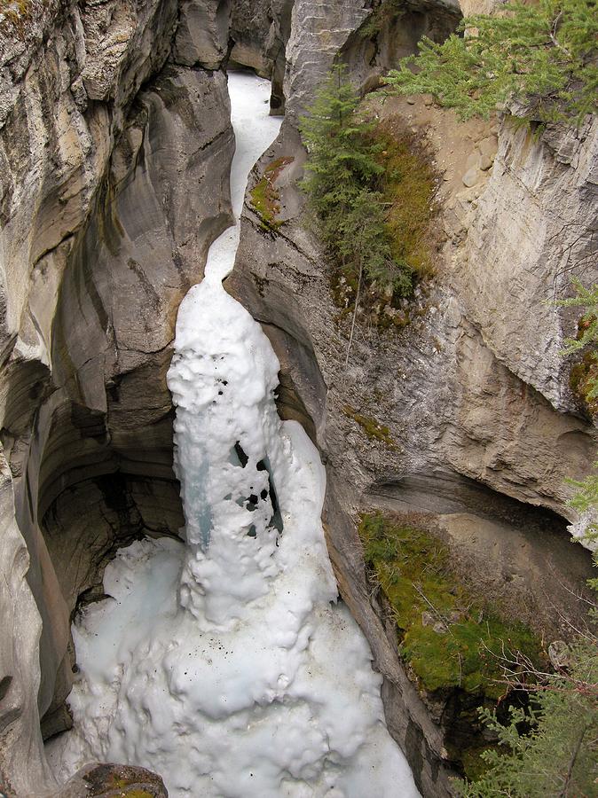 Frozen Waterfall Photograph by Tony Craddock/science Photo Library