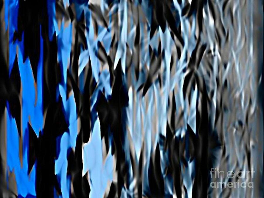 Textures Digital Art - Frozen Zebra by John Malone