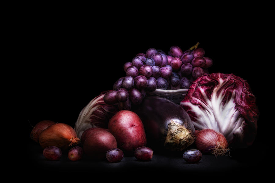 Grape Photograph - Fruit and Vegetables Still Life by Tom Mc Nemar