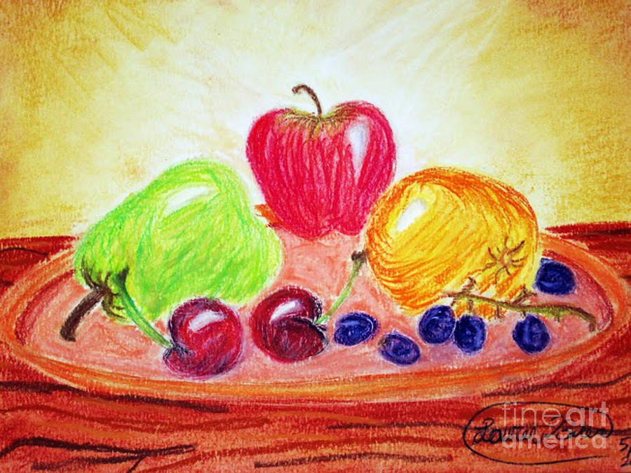 Grape Painting - Fruit As We Know It by Lauren Baker