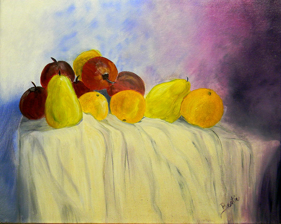 Fruit Painting by Bertie Edwards