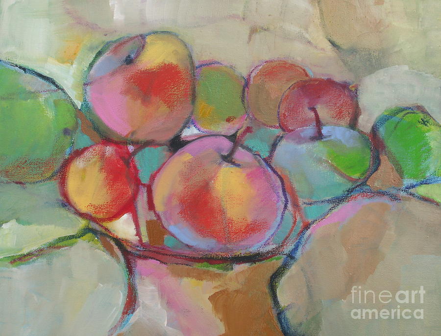 Fruit Bowl #5 Painting by Michelle Abrams