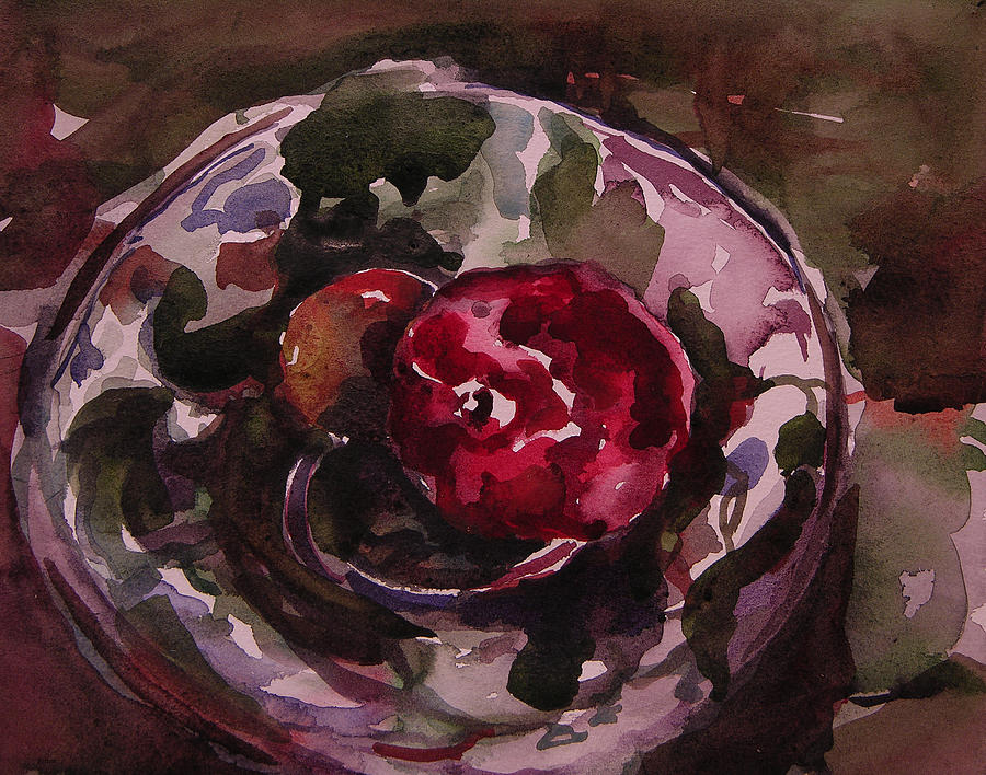 Fruit bowl Painting by Julianne Felton