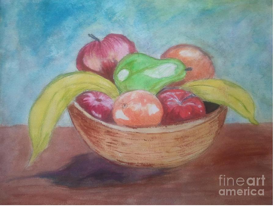 Fruit Bowl Painting by Mark Bradley