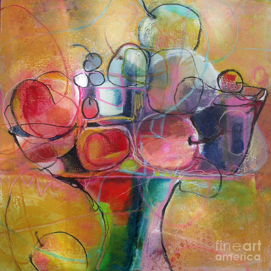 Fruit Bowl No.1 Painting by Michelle Abrams