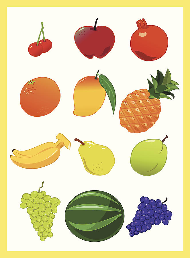 Fruits Chart Images