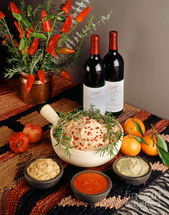 Fruit Dips and Wine Photograph by Craig Lovell