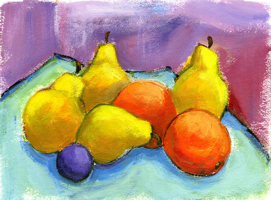 Still Life Painting - Fruit Family by Kenneth John