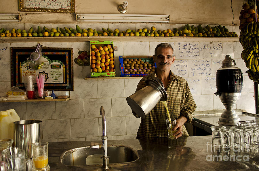 Fruit Juice Shop In Cairo Egypt Photograph by JM Travel Photography