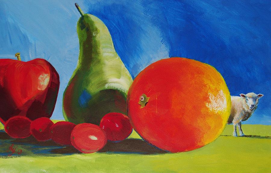 Fruit Painting by Mike Jory