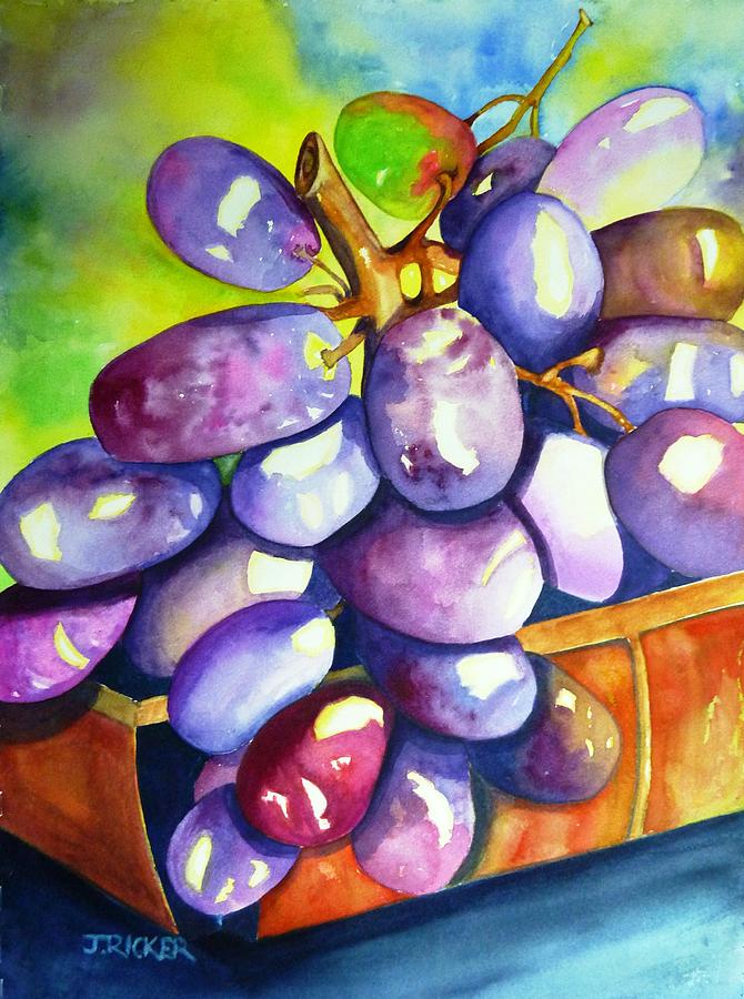 Almost Wine Painting by Jane Ricker