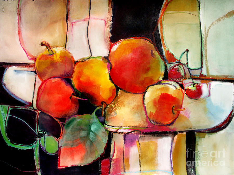 Fruit On A Dish Painting by Michelle Abrams