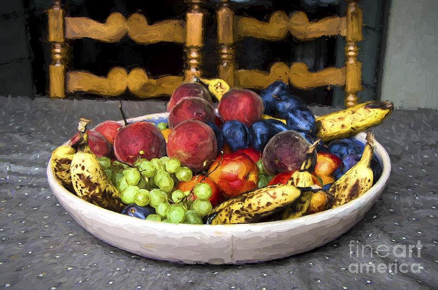 Fruit plate Photograph by Perry Van Munster