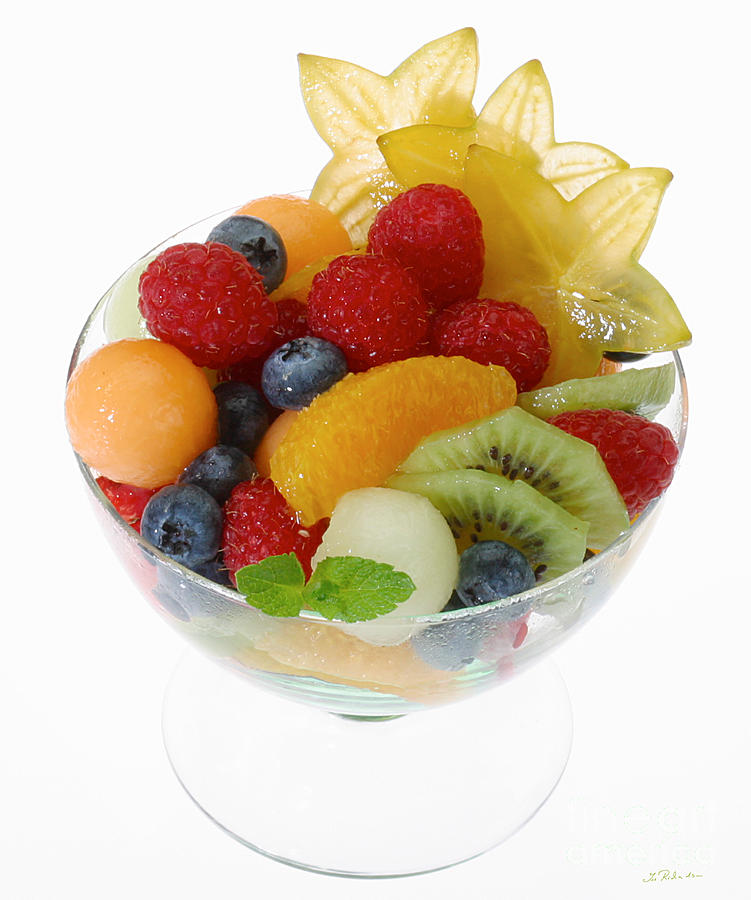 Grape Photograph - Fruit Salad Cup by Iris Richardson