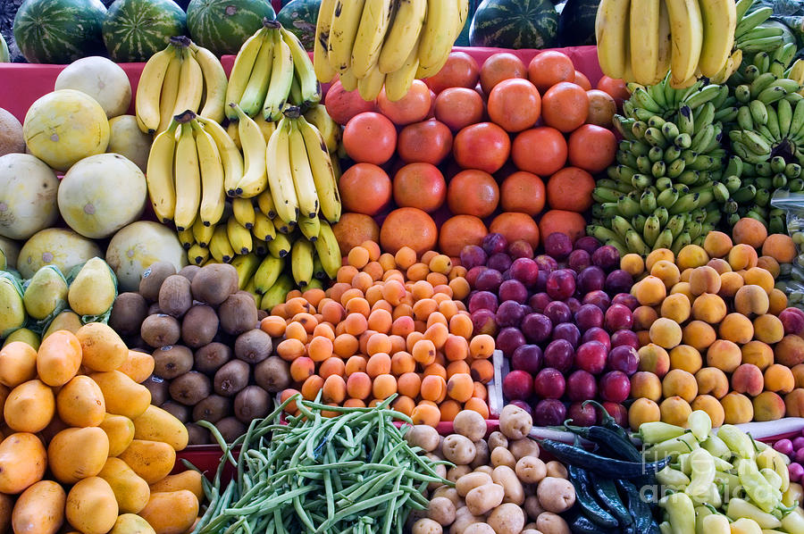 Fruit stand Photograph by Oscar Gutierrez