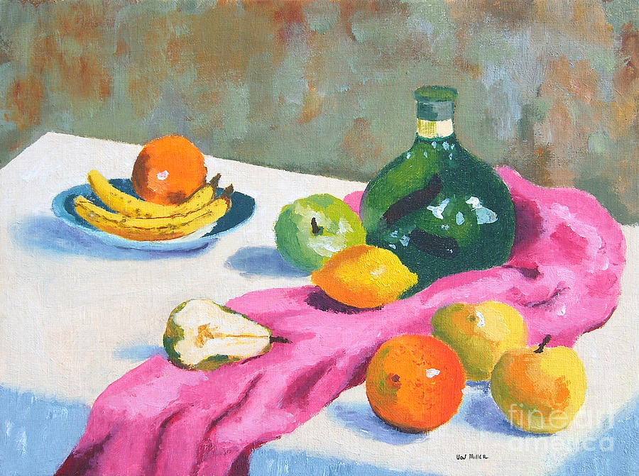 Fruit Still Life Painting by Val Miller
