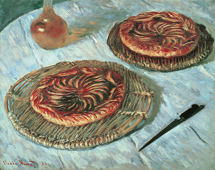 Fruit Tarts Painting by Claude Monet