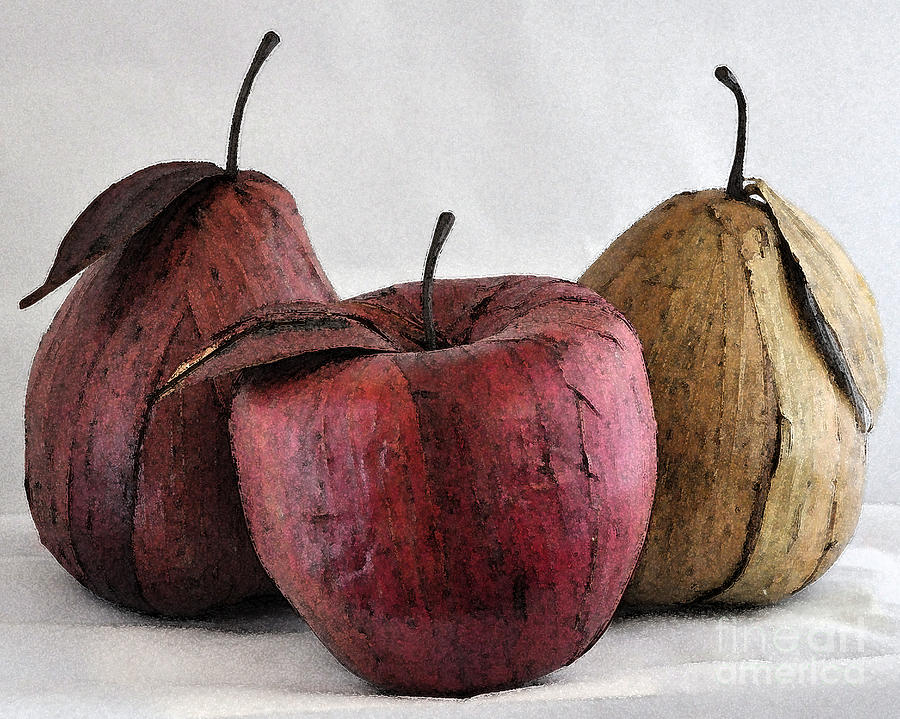 Fruit Trio Digital Art by Kirt Tisdale