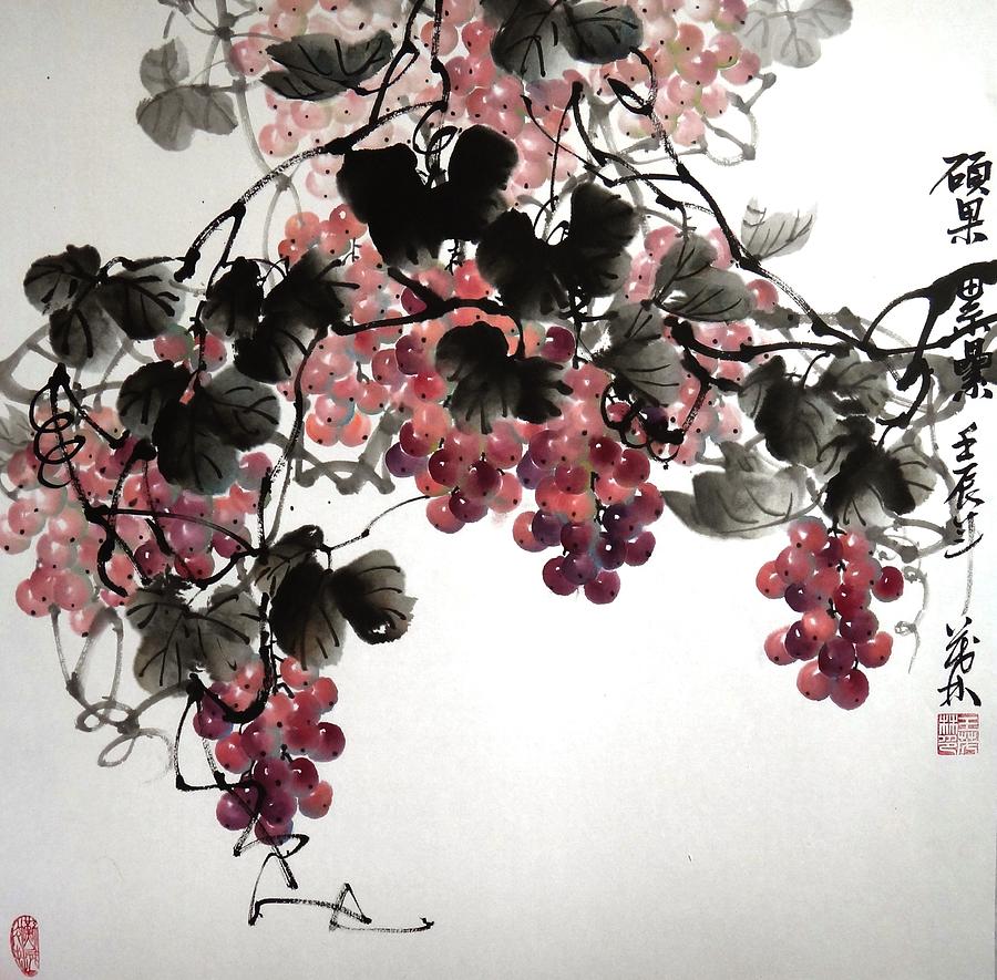 Fruitfull size 2 Painting by Mao Lin Wang