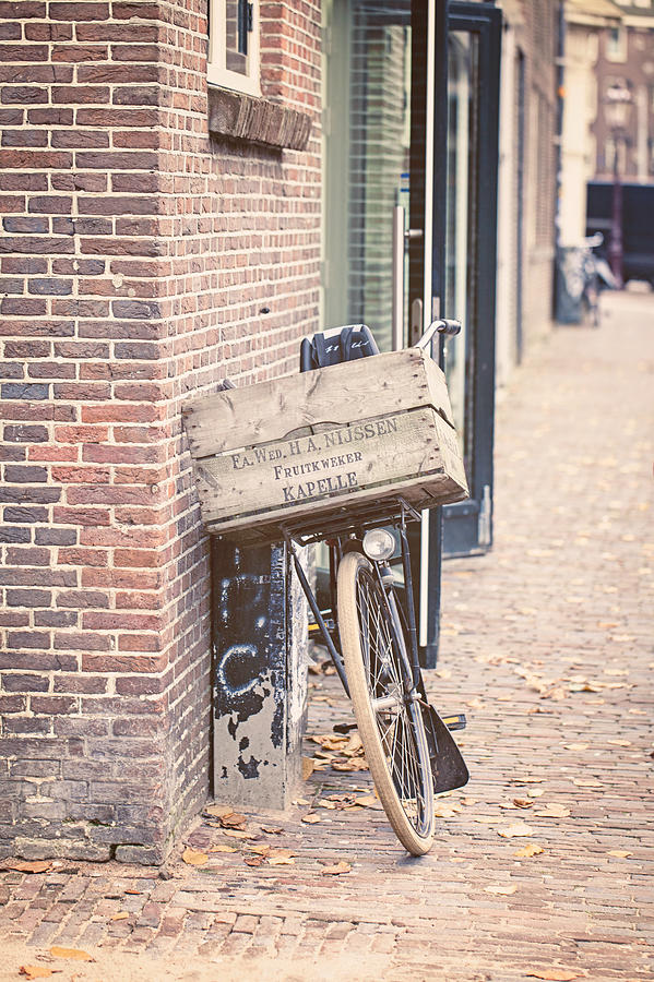Fruitkweker - Amsterdam Bicycle Photography Photograph by Melanie Alexandra Price