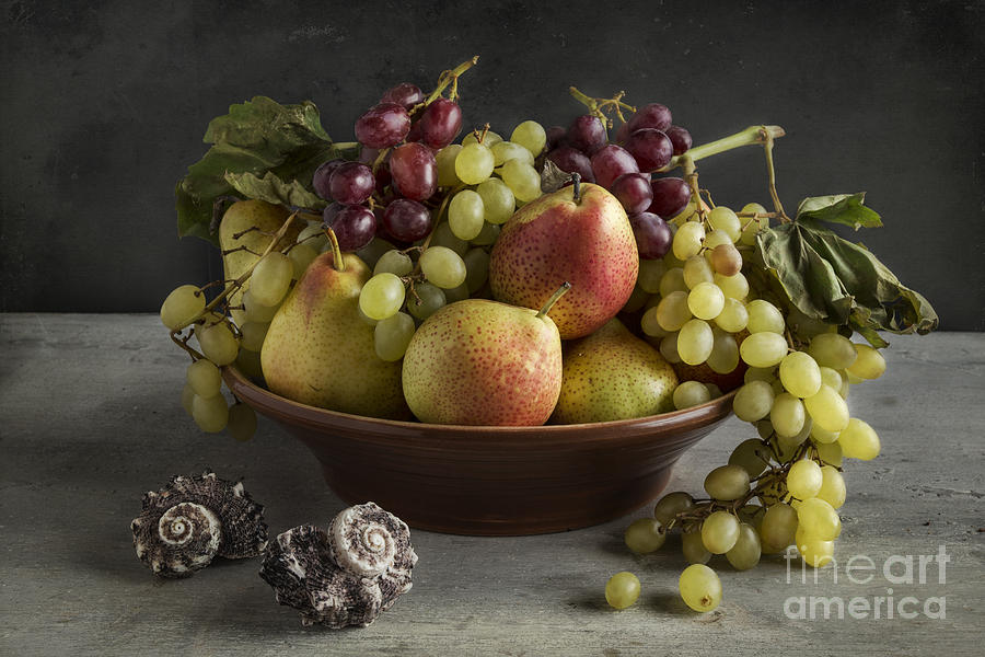 Fruits And Seashells Photograph by Elena Nosyreva | Fine Art America