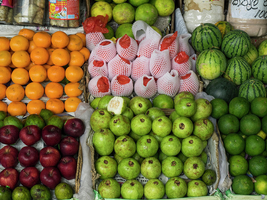 Fruits And Vegetables For Sale Photograph by Panoramic Images