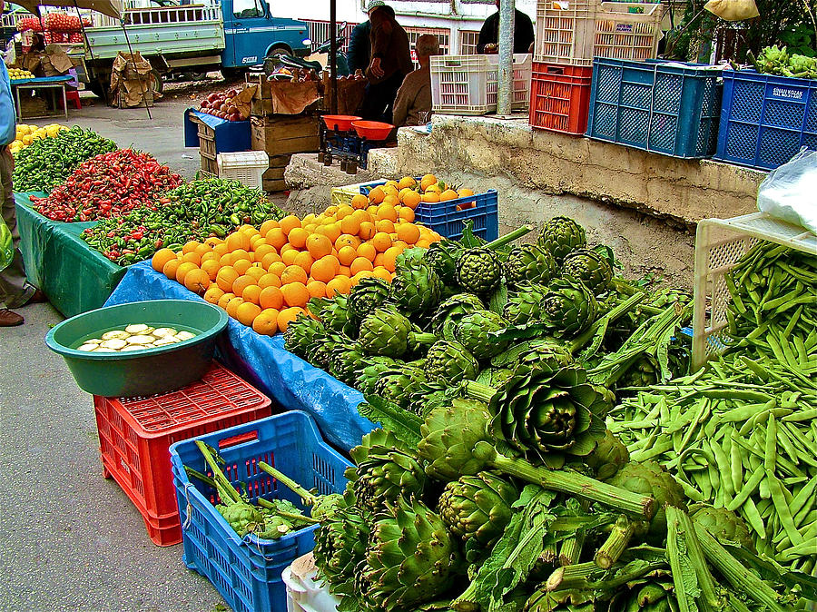 Fruits and Vegetables in Antalyas Market-Turkey Photograph by Ruth Hager