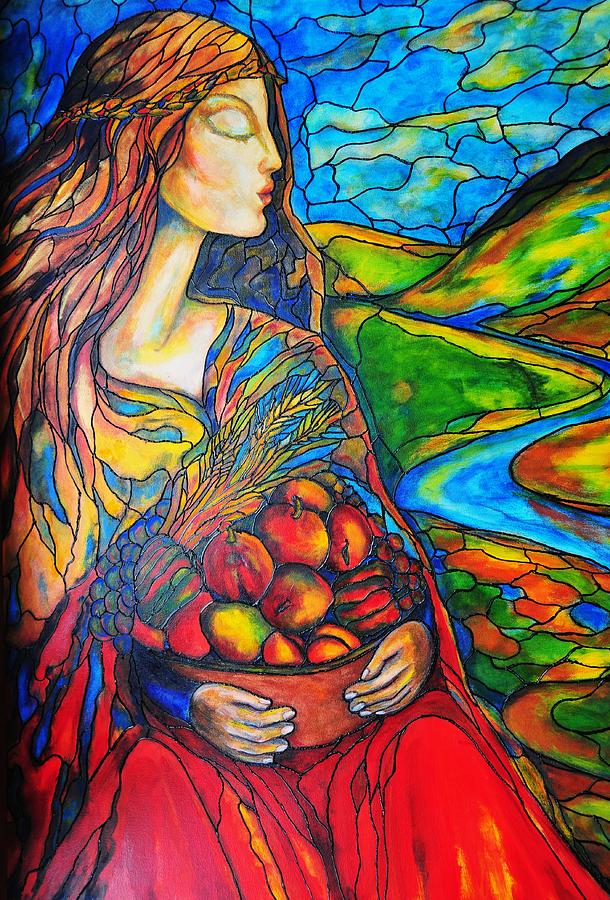 Fruit Painting - Fruits of Labor by Rae Chichilnitsky