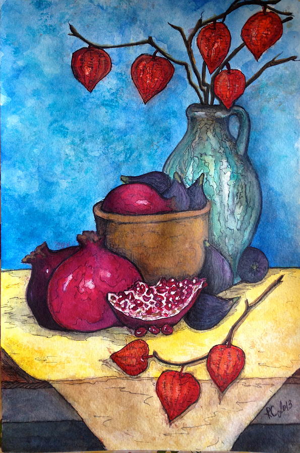 Fruits of Season  Painting by Rae Chichilnitsky