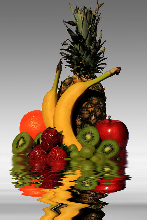 Fruity Reflections - Light Photograph by Shane Bechler