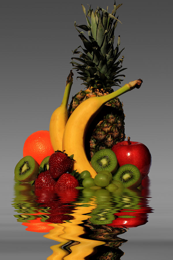 Banana Photograph - Fruity Reflections - Medium by Shane Bechler