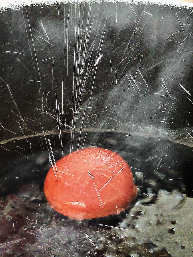 Frying An Egg Photograph