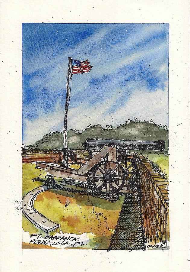 Ft. Barrancas Cannon Mixed Media by Tim Oliver