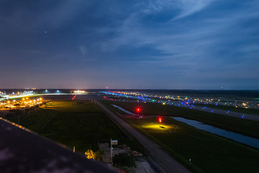 Airport Runway Photograph - Ft. Myers Runway by Shannon Harrington