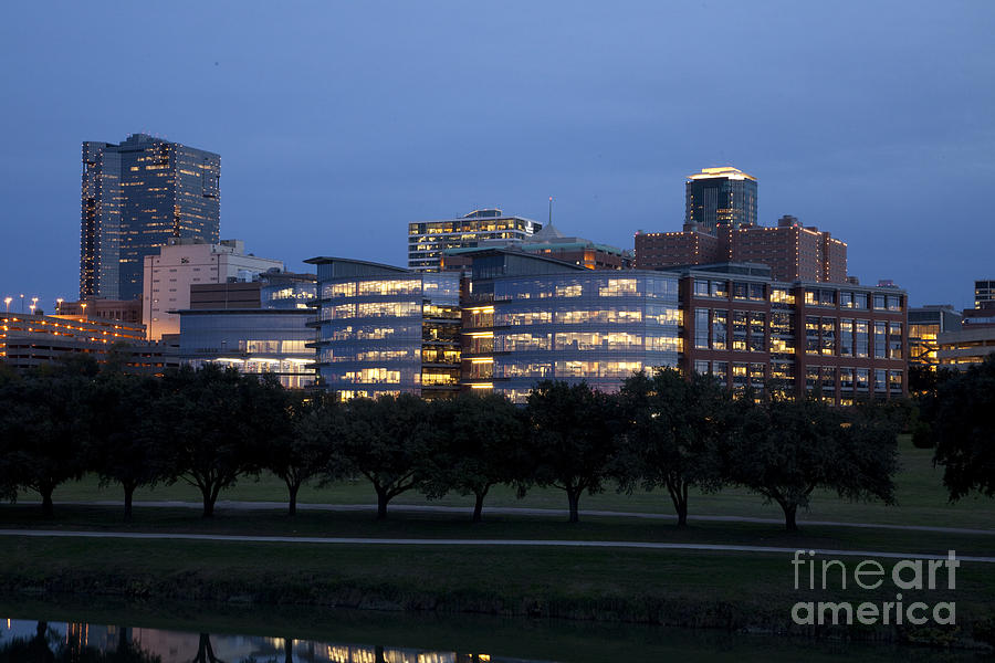 Ft. Worth Texas Skyline Photograph by Greg Kopriva