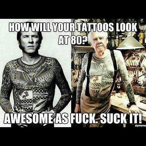 Tattoos Photograph - Fuck Yeah. Boss. #tattoos by Steve Guy
