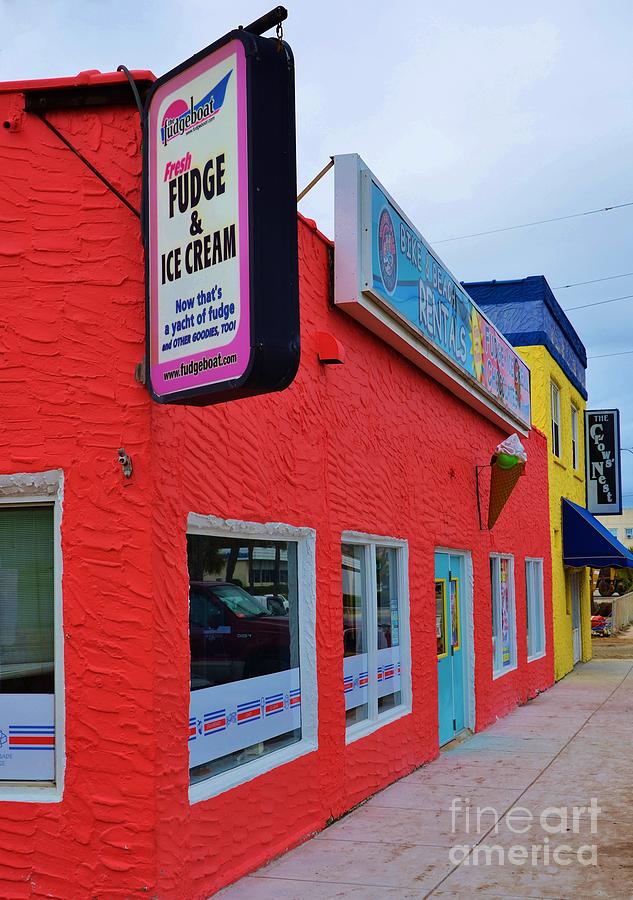 Fudge And Ice Cream Shop Photograph by Bob Sample