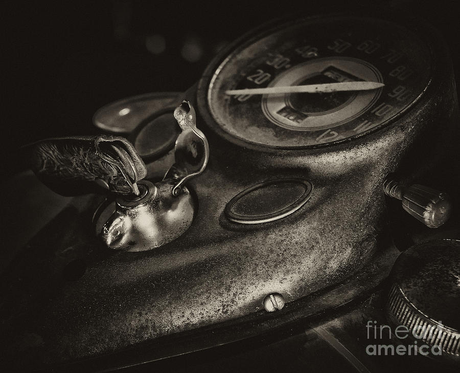 Fuel Tank Speedometer Ignition Switch Keys Photograph by Wilma  Birdwell