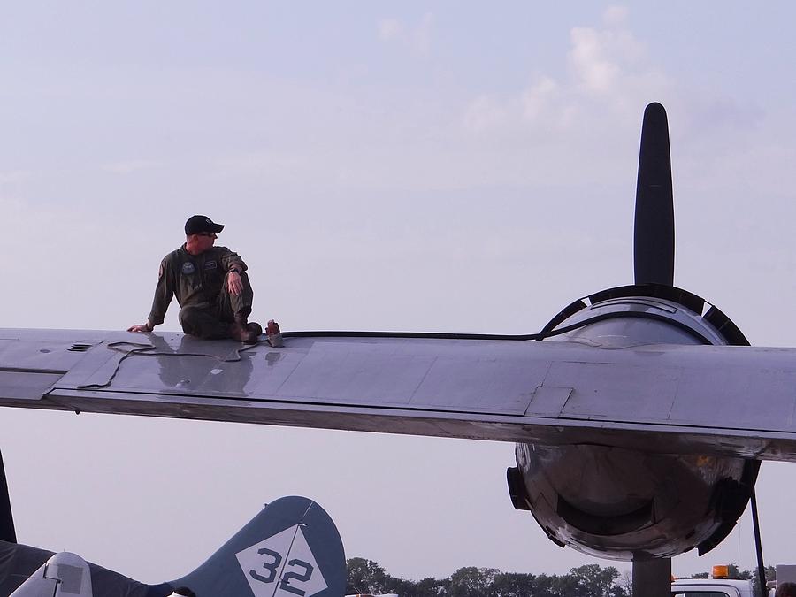 Fueling the Superfortress Photograph by Keith Stokes