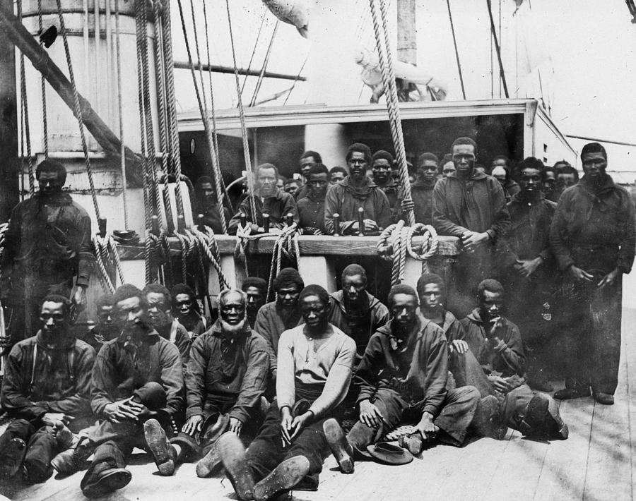 Fugitive Slaves, 1862 Photograph by Granger