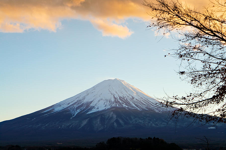 Fuji Before Sunset Photograph By Fiesta Photography - Fine Art America