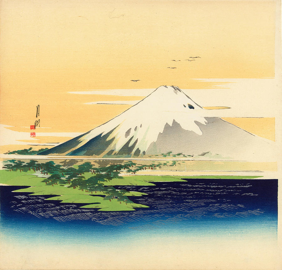 Fuji Painting by Ogata Gekko