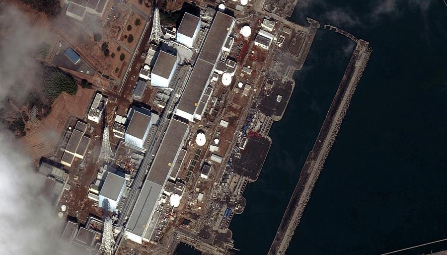 Building Photograph - Fukushima Nuclear Power Plant by Digital Globe