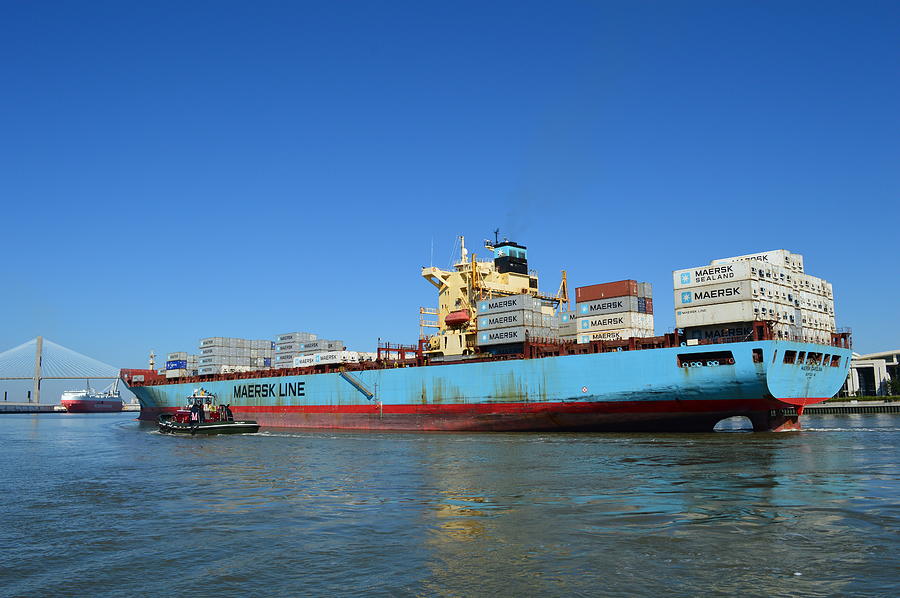 Full Length Maersk Carolina Photograph